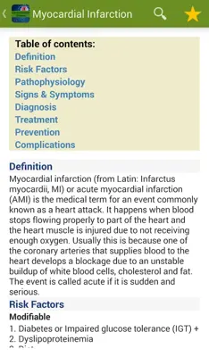 Heart Diseases android App screenshot 2