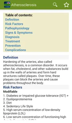 Heart Diseases android App screenshot 3